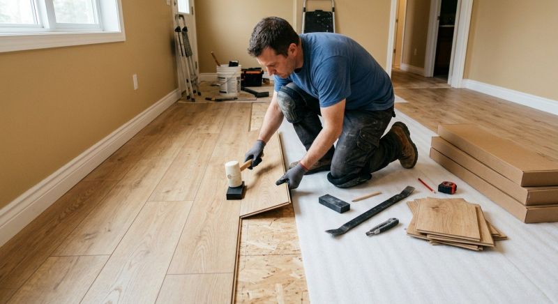 Laminate Floor Installation in Bellingham, MA