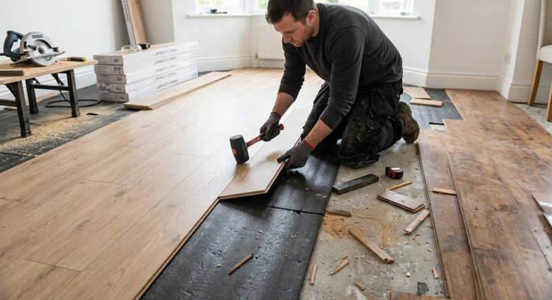 Laminate Floor Installation in Johnston, RI