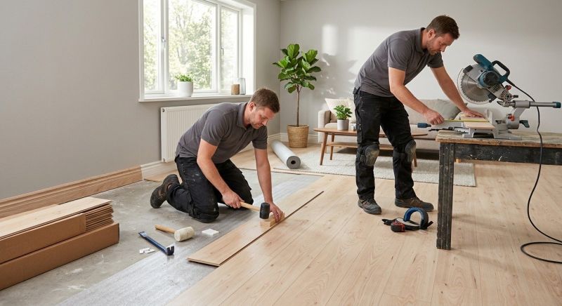 Laminate Floor Installation in Natick, MA