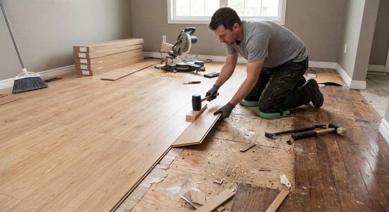 Laminate Floor Installation in Warren, RI