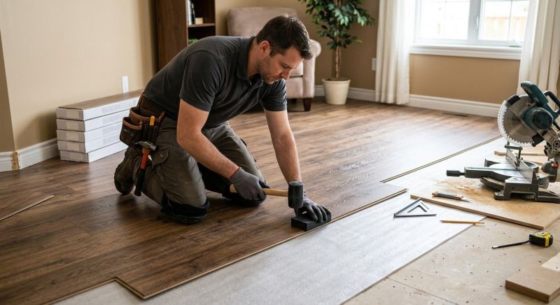Laminate Floor Remodeling in Mansfield, MA