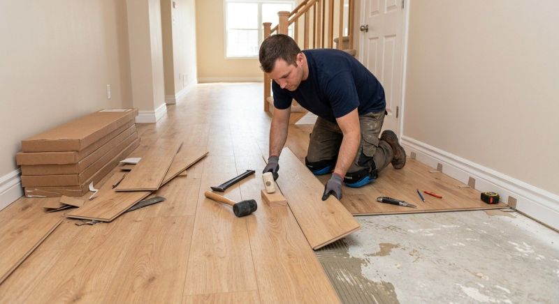 Laminate Floor Replacement in Bristol, RI