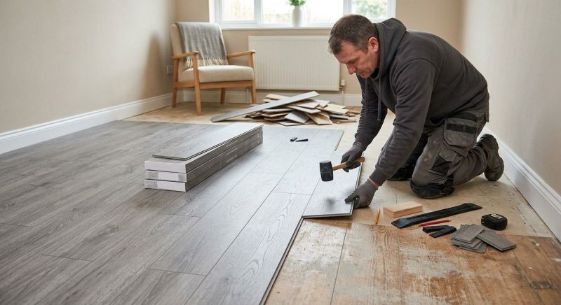Laminate Floor Replacement in Lakeville, MA
