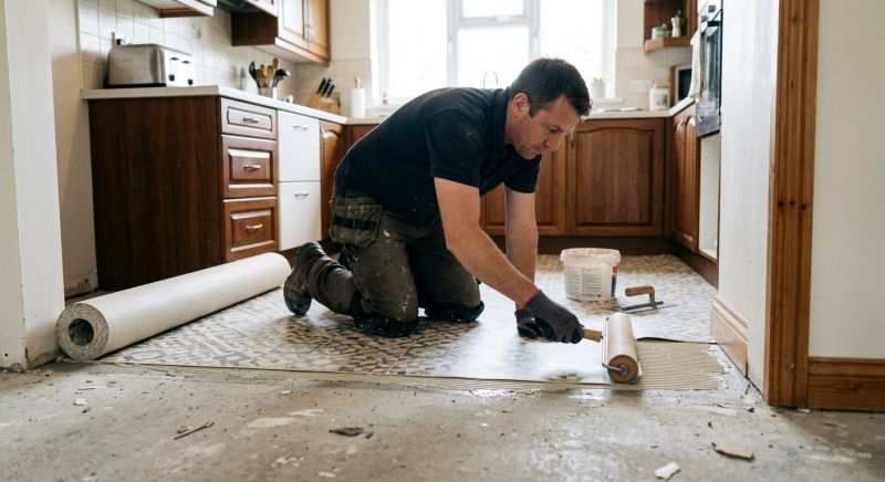 Linoleum Floor Installation in Barrington, RI