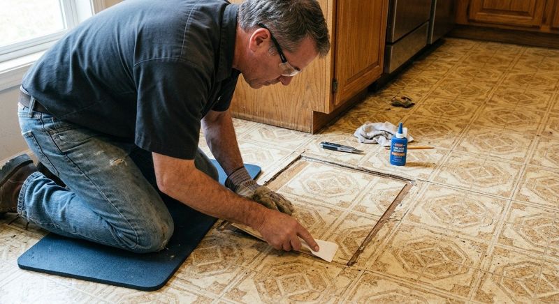 Linoleum Floor Installation in Plainville, MA