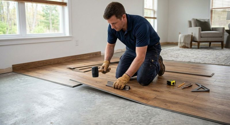 Luxury Vinyl Tile Installation in Hanson, MA