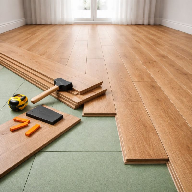 Plank Laminate Installation in Mansfield, MA