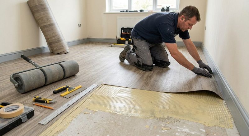 Sheet Flooring Installation in Mansfield, MA