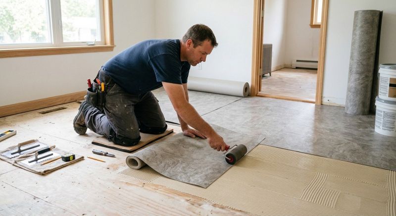 Sheet Vinyl Installation in Hopkinton, MA