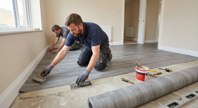 Sheet Vinyl Installation in Johnston, RI