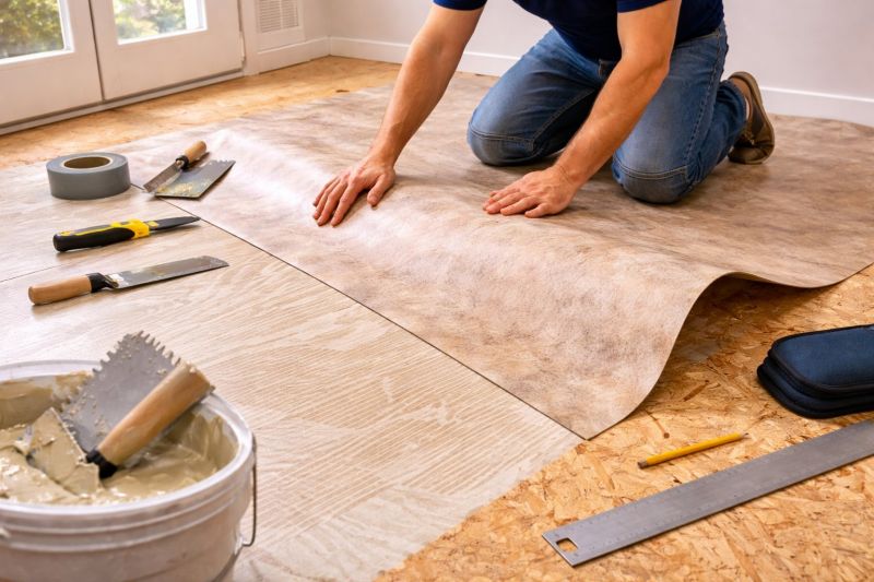 Sheet Vinyl Installation in Rehoboth, MA