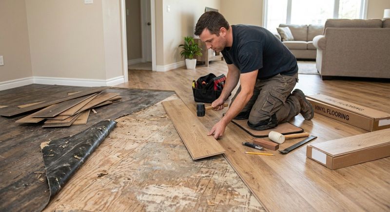Vinyl Flooring Installation in Cranston, RI