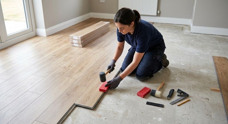 Vinyl Plank Floor Installation in Mansfield, MA