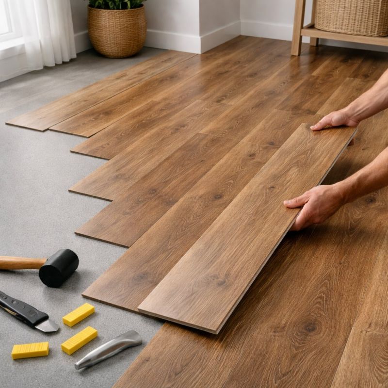Vinyl Plank Floor Installation in Mansfield, MA
