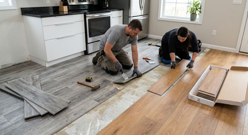 Vinyl Tile Replacement in Mansfield, MA